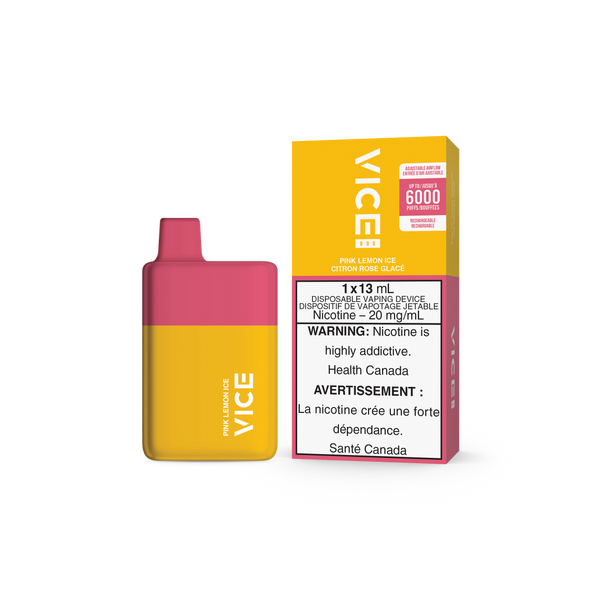 VICE BOX DISPOSABLE - PINK LEMON ICE (ONTARIO)