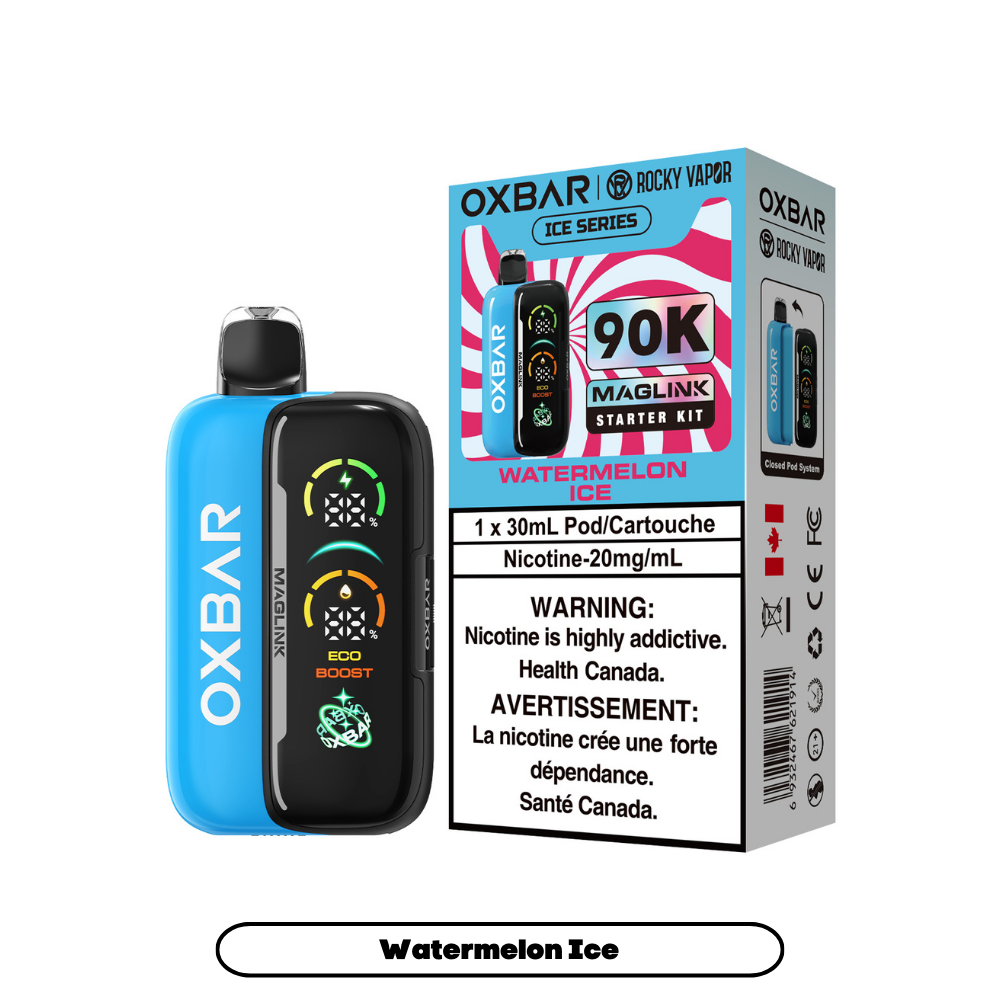 WATERMELON ICE - OXBAR MAGLINK *HYBRID DISPOSABLE STARTER KIT* (DEVICE & POD) (30mL)