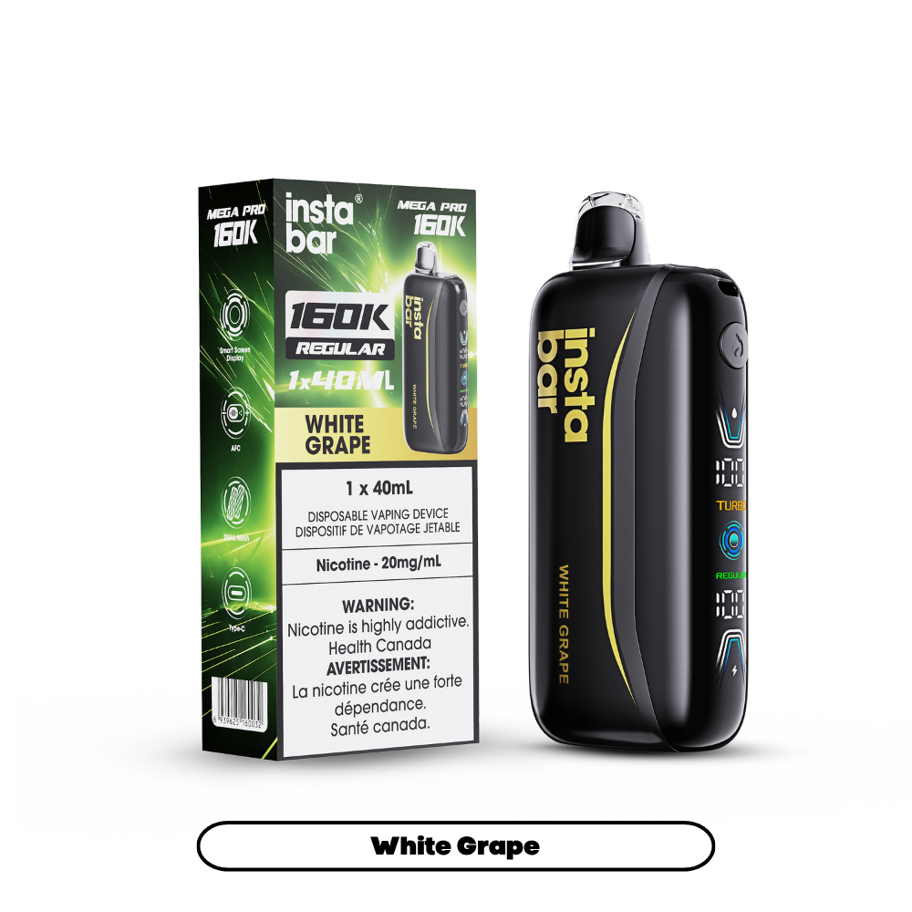 WHITE GRAPE - INSTA BAR MEGA PRO 160K (40mL)