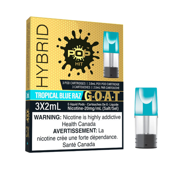 TROPICAL BLUE RAZ(G.O.A.T) - POP PODS HYBRID (ONTARIO)