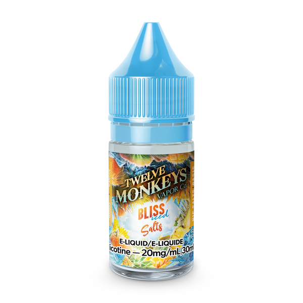 TWELVE MONKEYS ICE AGE SALTS - BLISS ICED (30mL) (ONTARIO)