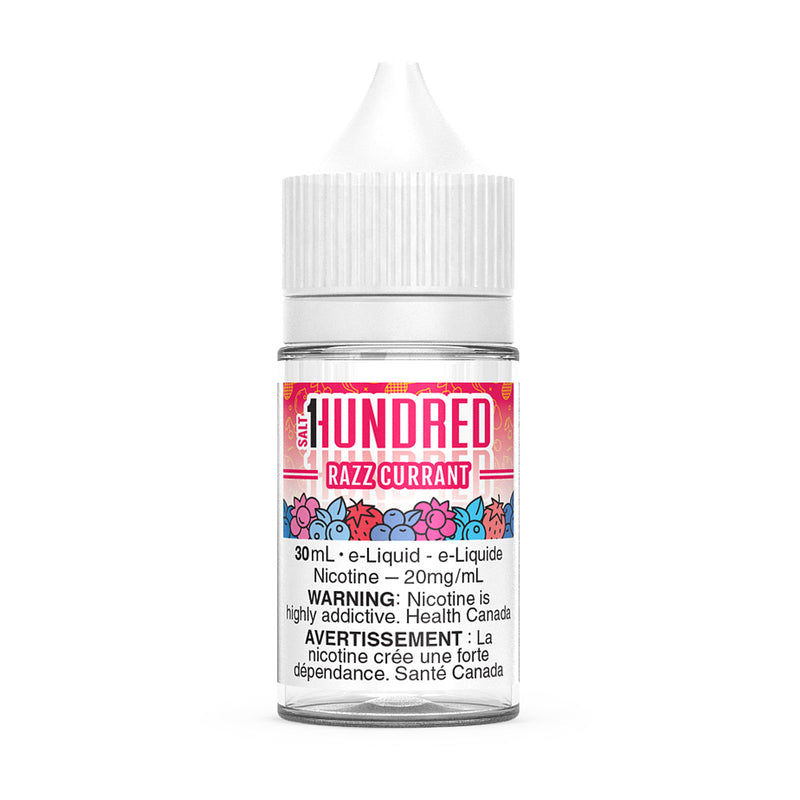RAZZ CURRANT BY HUNDRED SALT (30mL) (ONTARIO)