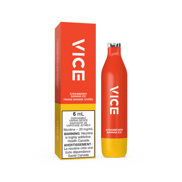 VICE 2500 DISPOSABLE - STRAWBERRY BANANA ICE (ONTARIO)