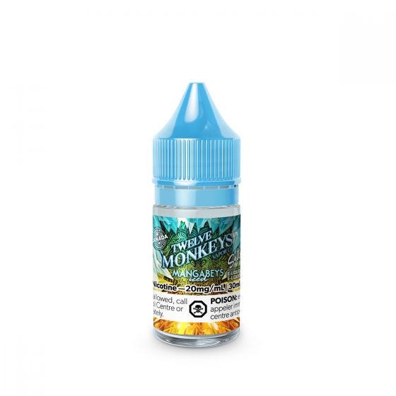 TWELVE MONKEYS: ICE AGE SALTS MANGABEYS ICED (30mL) (ONTARIO)